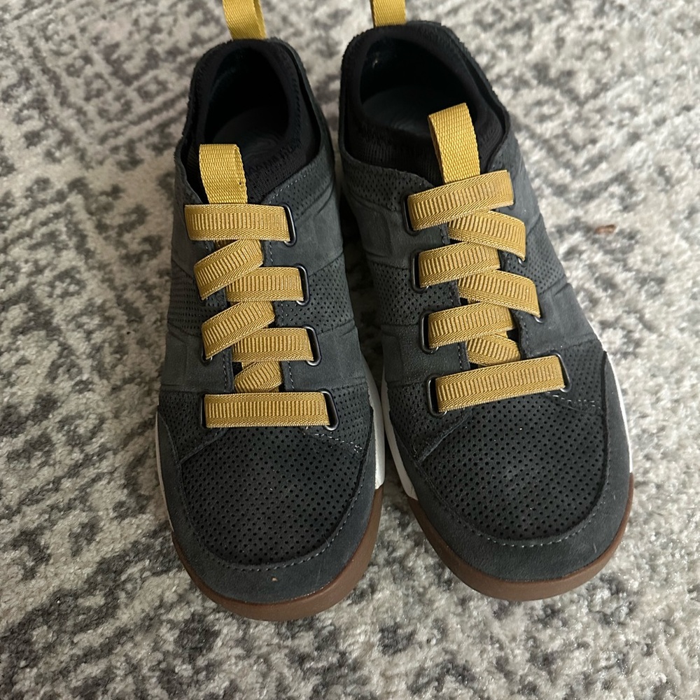L.L. Bean Gray and Yellow Sneakers